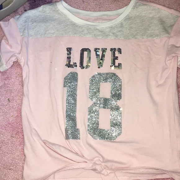 Cute I love 18 glittery sequence see - Picture 1 of 3